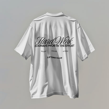 HARD WORK Oversized 7oz Heavy Cotton