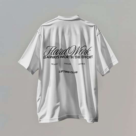 HARD WORK Oversized 7oz Heavy Cotton