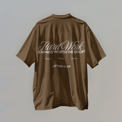 HARD WORK Oversized 7oz Heavy Cotton